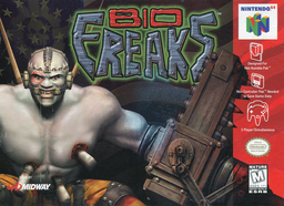 Biofreaks box art for Nintendo 64